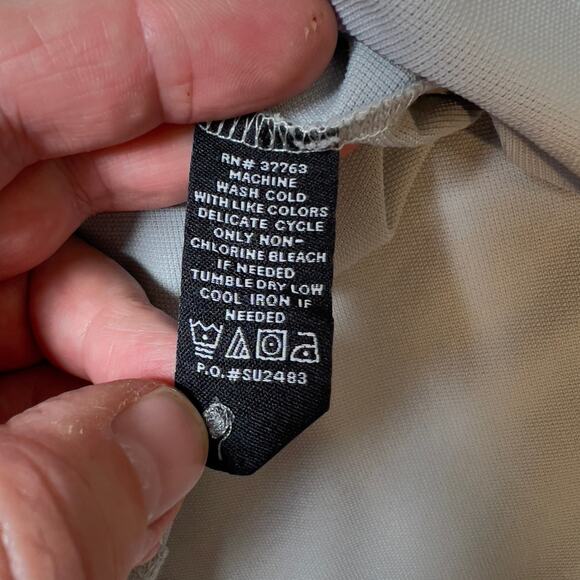 Ping Golf Polo Shirt Mens XL Lt Grey Peninsula Hotel Chicago Stretch Performance - Picture 6 of 13